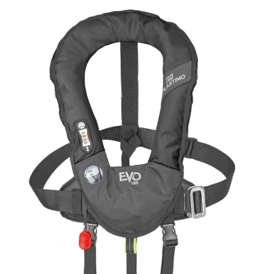 Gilet gonflable EVO 165 auto UML Pro Sensor noir - Plastimo